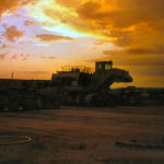 A perfect sunset after a hard day!