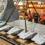 This was the first fitting of a cast Esco lip to an O&K RH200 Visor to be carried out in Britain. We supplied and fabricated complete new sides and in-line bored the pivot holes. The contract was completed on time, and has been working trouble free since it left us 2 years ago.